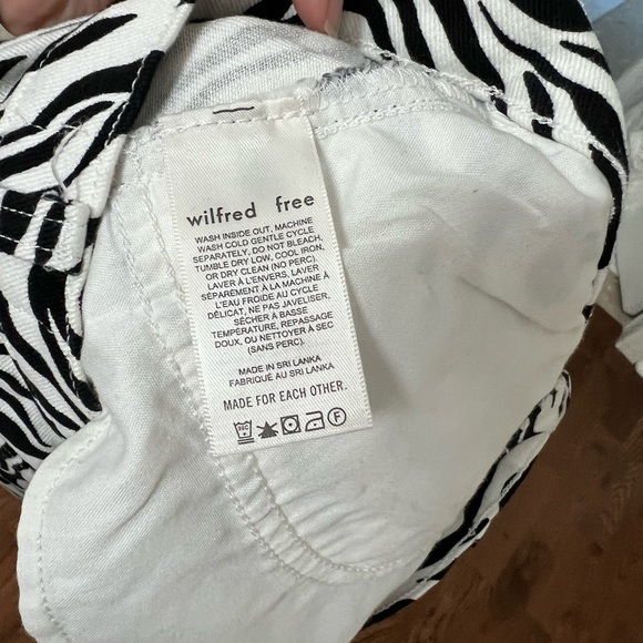 Aritzia Wilfred Free Zebra Print Skirt - Picture 5 of 6